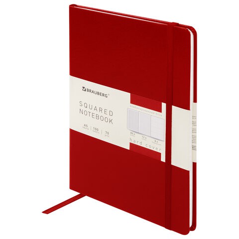 Блокнот А5 Brauberg Ultra 80 г/м2, 100 листов, клетка/113070 цена за 2 шт , 